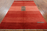 7 X 10 Gabbeh Hand Knotted Oriental Rug - Golden Nile
