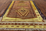 Tribal Tullu Gabbeh Multicolor Area Rug 8 X 11 - Golden Nile