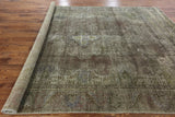 Floral Overdyed Wool Area Rug 9 X 13 - Golden Nile