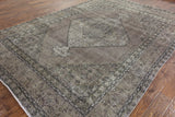 Floral Overdyed Hand Knotted Rug 8 X 11 - Golden Nile