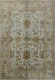 Oushak Hand Knotted Area Rug 6 X 9 - Golden Nile