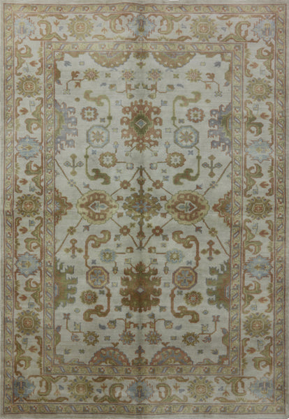 Oushak Hand Knotted Area Rug 6 X 9 - Golden Nile
