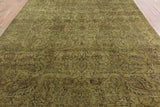 Persian Overdyed Hand Knotted Wool Rug - 8' 4" X 11' 5" - Golden Nile