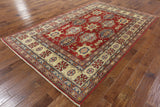 Red Super Kazak Rug 6 X 10 - Golden Nile