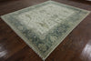 8 X 10 Oushak Hand Knotted Rug - Golden Nile
