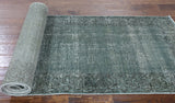 Overdyed Hand Knotted Runner 3 X 16 - Golden Nile