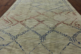 Moroccan Oriental Wool & Silk Rug 9 X 12 - Golden Nile