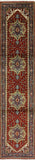 Heriz Serapi Hand Knotted Runner Rug - 2' 6" X 11' 10" - Golden Nile