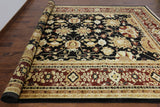 Black Oriental Chobi Peshawar Wool Rug 10 X 14 - Golden Nile