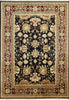 Black Oriental Chobi Peshawar Wool Rug 10 X 14 - Golden Nile