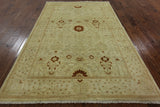 Oriental Chobi Peshawar Wool Area Rug 6 X 9 - Golden Nile