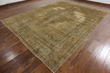 Overdyed Oriental Wool Area Rug 10 X 13 - Golden Nile