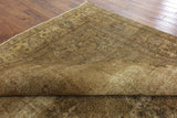 Overdyed Oriental Wool Area Rug 10 X 13 - Golden Nile