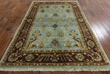 Peshawar Hand Knotted Area Rug 6 x 9 - Golden Nile