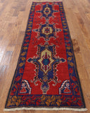 Baluch 3 x 10 Runner Handmade Rug - Golden Nile