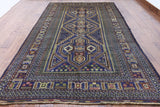 Baluch Tribal Afghan Wool & Wool Rug 6 X 10 - Golden Nile