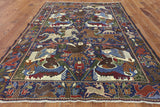 Oriental Afghan Baluch Rug 6 X 9 - Golden Nile