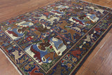 Oriental Afghan Baluch Rug 6 X 9 - Golden Nile