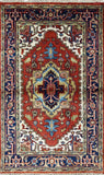 3 X 5 Heriz Serapi Area Rug - Golden Nile