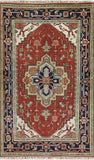 3 X 5 Heriz Hand Knotted Rug - Golden Nile