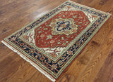 3 X 5 Heriz Hand Knotted Rug - Golden Nile