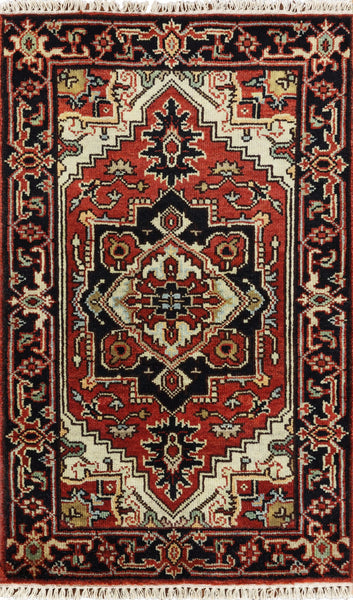 3 X 4 Heriz Area Rug - Golden Nile