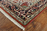 Hand Knotted 3 X 5 Heriz Rug - Golden Nile