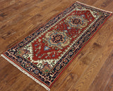 Heriz Serapi Handmade Area Rug 3 X 6 - Golden Nile