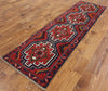 3 X 10 Red/Blue Balouch Oriental Wool On Wool Rug - Golden Nile