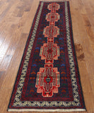 Runner Baluch 3 X 10 Wool On Wool Rug - Golden Nile