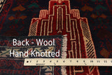 Wool On Wool Oriental Baluch 3 X 9 Runner Rug - Golden Nile
