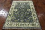 4 X 6 Oriental Oushak Area Rug - Golden Nile