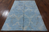 5 X 8 Modern Pure Silk Area Rug - Golden Nile