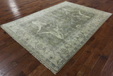 Oriental Handmade Wool Oushak Area Rug 6 X 9 - Golden Nile