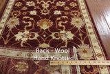 Peshawar Hand Knotted Wool Runner Rug - 2' 6" X 9' 10" - Golden Nile