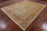 Chobi Peshawar Hand Knotted - 8' 2" X 9' 10" - Golden Nile