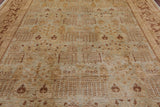 Chobi Peshawar Hand Knotted - 8' 2" X 9' 10" - Golden Nile