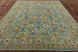 Chobi Collection Oriental 8 X 10 Peshawar Rug - Golden Nile