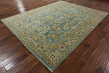 Chobi Collection Oriental 8 X 10 Peshawar Rug - Golden Nile