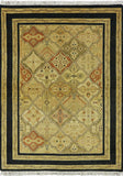 5 X 7 Hand Knotted Peshawar Rug - Golden Nile