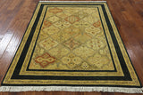 5 X 7 Hand Knotted Peshawar Rug - Golden Nile