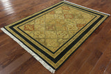 5 X 7 Hand Knotted Peshawar Rug - Golden Nile