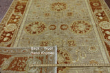 Oriental Peshawar Handmade Area Rug 6 X 8 - Golden Nile