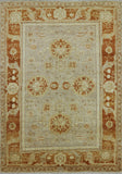 Oriental Peshawar Handmade Area Rug 6 X 8 - Golden Nile