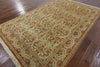 Hand Knotted William Morris Oriental Area Rug 6 X 9 - Golden Nile