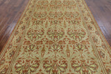 Hand Knotted William Morris Oriental Area Rug 6 X 9 - Golden Nile