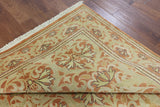 Hand Knotted William Morris Oriental Area Rug 6 X 9 - Golden Nile