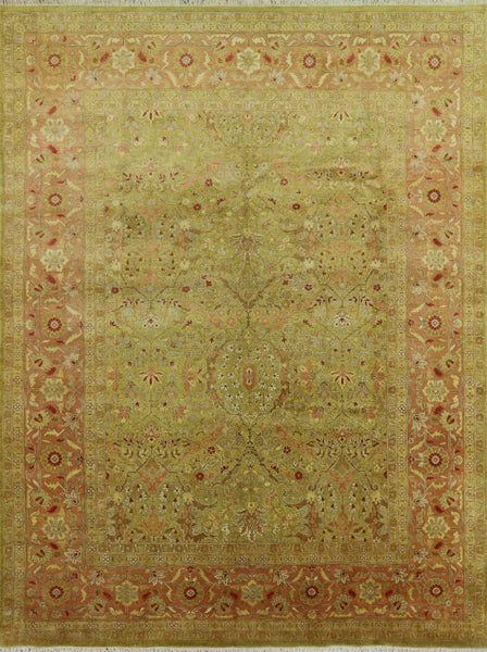 Peshawar Hand Knotted Oriental Rug 9 X 12 - Golden Nile