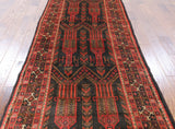 Persian Oriental Wool On Wool Runner Rug 4 X 10 - Golden Nile