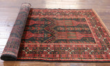 Persian Oriental Wool On Wool Runner Rug 4 X 10 - Golden Nile